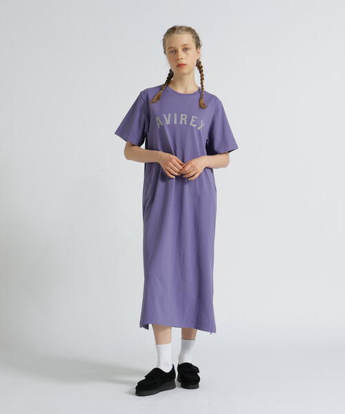 セール】《WEB&DEPOT限定》VARSITY PRINT ONEPIECE/バーシティー