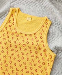 ABAHOUSE | 【JEMORGAN LONG JOHNS/ジェーイーモーガンロングジョーンズ】総柄ワッフル タンクトップ ロゴ柄 JE787-22S/柄/タンクトップ/プリント【WEB限定】(Tシャツ/カットソー)