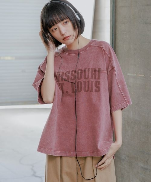 PBLIM（ページボーイリム）の「《UNISEX》キリカエヴィンテージＴシャツ（Tシャツ/カットソー・レディース・ブラック系その他/ブラウン系その他/レッド系その他・MEDIUM/LARGE）」の8枚目の写真