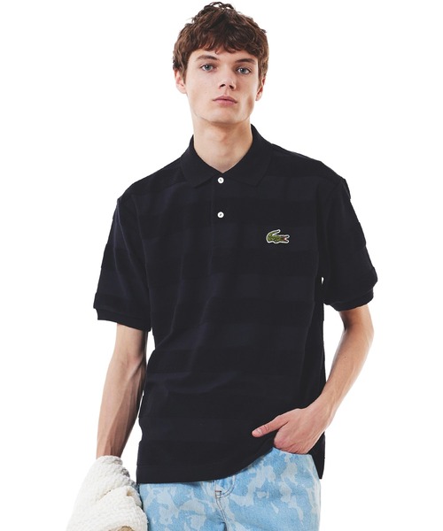 LACOSTE（ラコステ）の「パイル地切り替え同色ボーダー