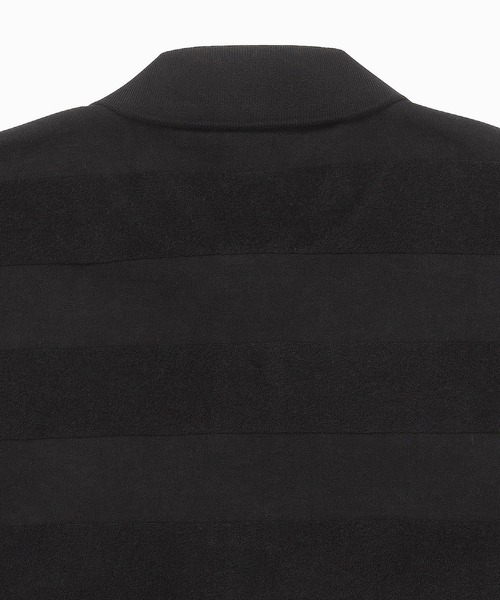 LACOSTE（ラコステ）の「パイル地切り替え同色ボーダーポロシャツ（ポロシャツ・メンズ・ネイビー/カーキ/ブラック/ホワイト・3/4/2/5）」の13枚目の写真