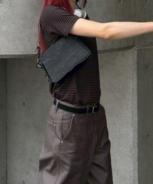 Chikashitsu +(`JVcvX)́yChikashitsu +zbuckle denim square bag / y`JVcvXzobNfjXNGAV_[obOnhobO(V_[obO)