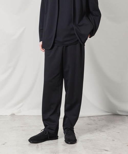 ATTACHMENT（アタッチメント）の「コットンダブルフェイス ラウンジトラウザーズ / COTTON DOUBLE FACE LOUNGE TROUSERS（その他パンツ・メンズ・ダークグレー/キャメル/ライトグレー系/ブラック・2/1/3）」の7枚目の写真
