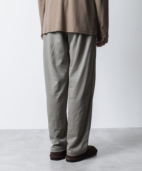ATTACHMENT（アタッチメント）の「コットンダブルフェイス ラウンジトラウザーズ / COTTON DOUBLE FACE LOUNGE TROUSERS（その他パンツ・メンズ・ダークグレー/キャメル/ライトグレー系/ブラック・2/1/3）」の13枚目の写真