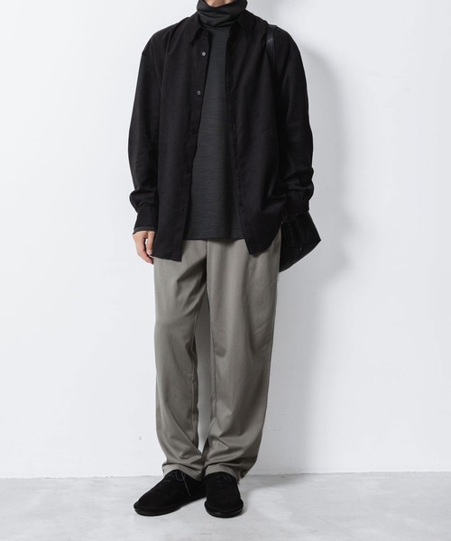 ATTACHMENT（アタッチメント）の「コットンダブルフェイス ラウンジトラウザーズ / COTTON DOUBLE FACE LOUNGE TROUSERS（その他パンツ・メンズ・ダークグレー/キャメル/ライトグレー系/ブラック・2/1/3）」の18枚目の写真