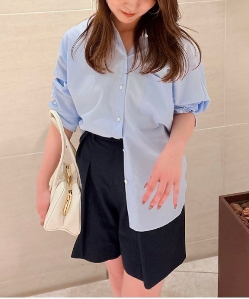 新品タグ付❤️完売　anuans アニュアンス　チノショートパンツ　BEIGE チノショートパンツ(S BEIGE): パンツanuans