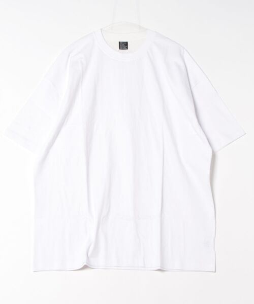 a.p.o.v.（エーピーオービー）の「a.p.o.v. ワンウォッシュコットンオーバーサイズTシャツ（Tシャツ/カットソー・メンズ・チャコール/オレンジ/ブルー/イエロー/グレー/ベージュ/ブラック/チャコールグレー/ホワイト/グリーン・ONESIZE）」の13枚目の写真