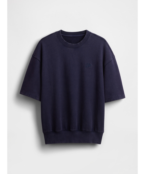 GAP ロゴスウェット リブボーダー ネイビー ef7774-04_1.jpg
