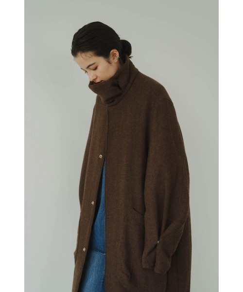 Knuth Marf（クヌースマーフ）の「2way wool long coat(unisex)（その他アウター・レディース・ブラウン・FREE）」の9枚目の写真