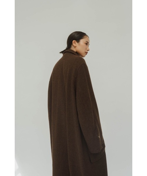 Knuth Marf（クヌースマーフ）の「2way wool long coat(unisex)（その他アウター・レディース・ブラウン・FREE）」の19枚目の写真