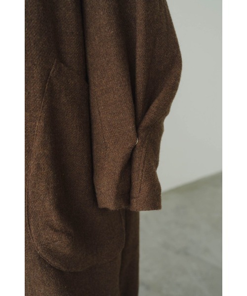 Knuth Marf（クヌースマーフ）の「2way wool long coat(unisex)（その他アウター・レディース・ブラウン・FREE）」の16枚目の写真