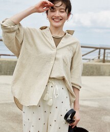 リネンブレンド」に該当するシャツ/ブラウスファッション通販