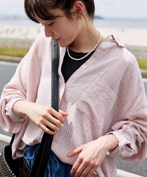 セール】リネンブレンドシャツ＜セットアップ対応＞（シャツ