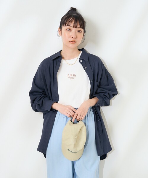 セール】リネンブレンドシャツ＜セットアップ対応＞（シャツ