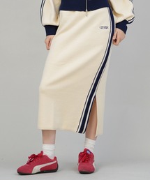 CONVERSE | CONVERSE/コンバース ニットロングスカート サイドライン ナロースカート セットアップ対応 5487-6462(スカート)