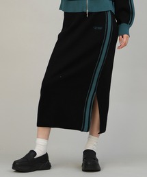 CONVERSE（コンバース）の「CONVERSE/コンバース ニットロングスカート サイドライン ナロースカート セットアップ対応 5487-6462（スカート）」