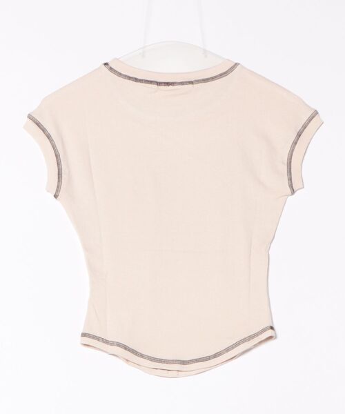 UP START（アップスタート）の「【LAMPOON】グランジミニTシャツ（Tシャツ/カットソー・レディース・ベージュ・LARGE/MEDIUM/SMALL）」の6枚目の写真