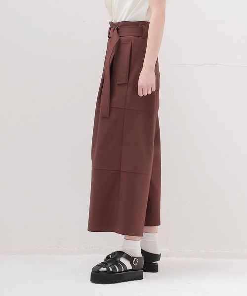 DRESSLAVE(ドレスレイブ)の「cargo gaucho pants(カーゴガウチョパンツ)(その他パンツ・レディース・ブラック/ブラウン・38)」の3枚目の写真