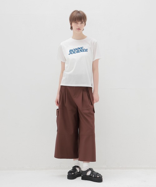DRESSLAVE(ドレスレイブ)の「cargo gaucho pants(カーゴガウチョパンツ)(その他パンツ・レディース・ブラック/ブラウン・38)」の12枚目の写真