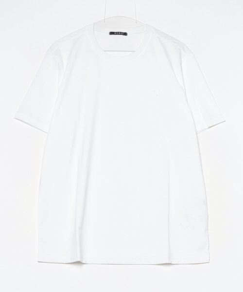 GUESS ゲス Tシャツ 半袖 メンズ レディース ラメ 箔プリント
