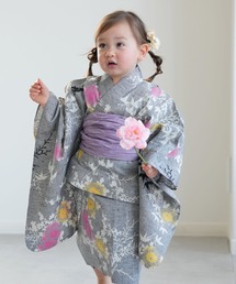 utatane | キッズ浴衣3点セット 女の子 utatane×注染工房 kids 日本製注染(浴衣)