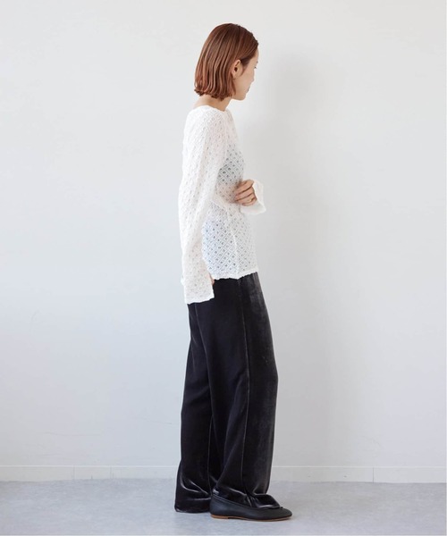 EMILY WEEK(エミリーウィーク)の「《追加2》レーシープルオーバー(ホワイト)(Tシャツ/カットソー・レディース・ホワイト・FREE)」の2枚目の写真