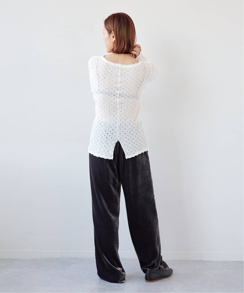EMILY WEEK(エミリーウィーク)の「《追加2》レーシープルオーバー(ホワイト)(Tシャツ/カットソー・レディース・ホワイト・FREE)」の4枚目の写真