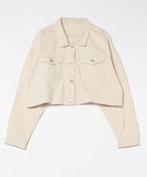 ショート丈デニムジャケット
