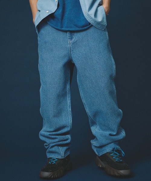 Hub&Spoke(ハブアンドスポーク)の「HUB&SPOKE ペインター パンツ(その他パンツ・メンズ・ライトインディゴブルー/ダークインディゴブルー・MEDIUM/LARGE/X-LARGE)」の2枚目の写真