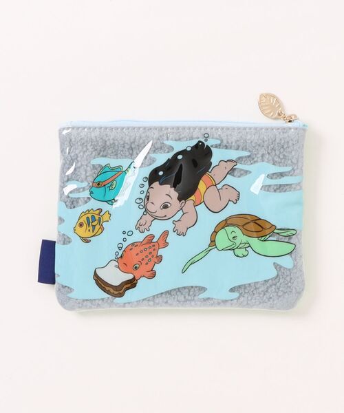 Disney（ディズニー）の「【 Disney 】 リロ＆スティチ もこもこビニールフラットポーチ 25S5（ポーチ・レディース・その他1/その他2/その他3/その他4・FREE）」の5枚目の写真