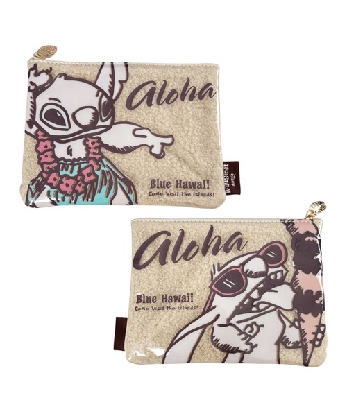 Disney（ディズニー）の「【 Disney 】 リロ＆スティチ もこもこビニールフラットポーチ 25S5（ポーチ・レディース・その他1/その他2/その他3/その他4・FREE）」の2枚目の写真