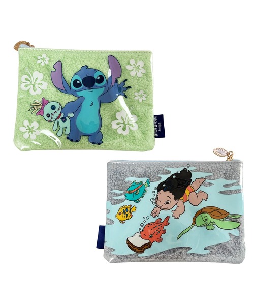Disney（ディズニー）の「【 Disney 】 リロ＆スティチ もこもこビニールフラットポーチ 25S5（ポーチ・レディース・その他1/その他2/その他3/その他4・FREE）」の3枚目の写真