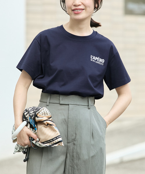 vermeil カットソー 半袖 一部店舗限定》PARIS ロゴTシャツ(Tシャツ/カットソー
