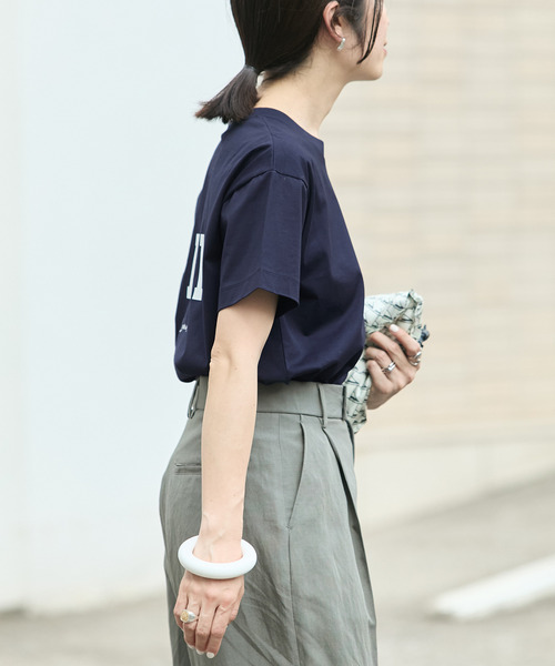 vermeil カットソー 半袖 一部店舗限定》PARIS ロゴTシャツ（Tシャツ/カットソー