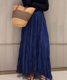 スカート レディース プリーツスカート ランダムプリーツ