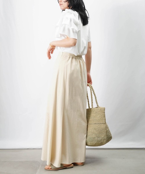 tシャツ LC/LLL ドライアシメフリルカットソー レディース LADY LUCK LUCA tシャツ LC/LLL ドライアシメフリルカットソー