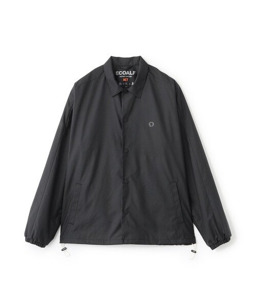 ECOALF（エコアルフ）の「ACT CLAIM コーチジャケット UNISEX 【日本限定】（ブルゾン・レディース・ベージュ系その他3/ブラック・L/M）」の2枚目の写真