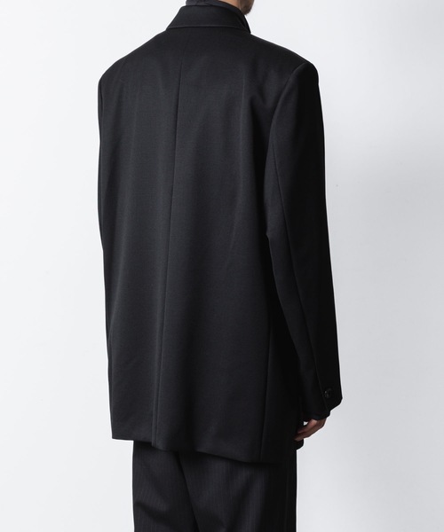 VEIN (ヴェイン)の「ウールギャバジン オーバージャケット / WOOL GABARDINE OVER JACKET(テーラードジャケット・メンズ・ブラック・1/2)」の7枚目の写真