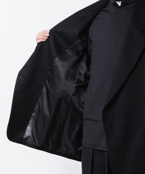 VEIN (ヴェイン)の「ウールギャバジン オーバージャケット / WOOL GABARDINE OVER JACKET(テーラードジャケット・メンズ・ブラック・1/2)」の13枚目の写真