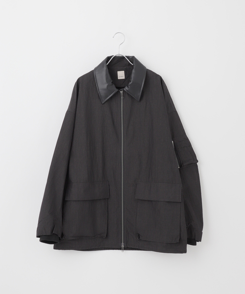 COMMON/DIVISOR ショートブルゾン GジャンType ウォッシャブル ショートブルゾン/グレー