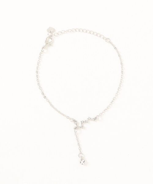 VIBGYOR Women(ヴィブジョー ウィメン)の「【float】スター カシオペア モチーフ ゆらゆら チャーム ブレスレット(ブレスレット・レディース・シルバー・FREE)」の4枚目の写真