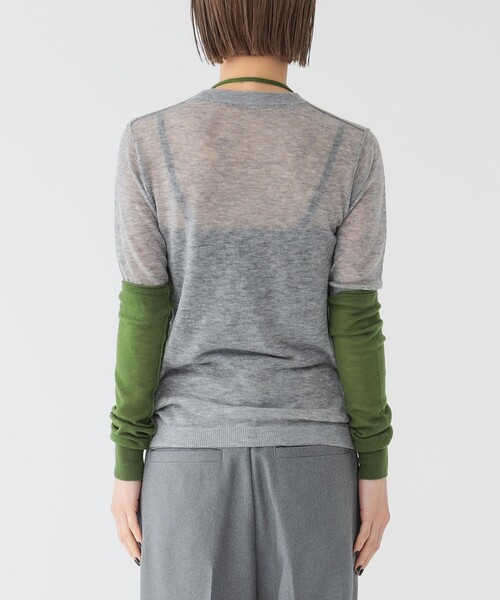 maturely（マチュアリー）の「【1/15再値下げ】maturely / ウール ショートスリーブ アンド アームカバー（ニット/セーター・レディース・ホワイト系その他7/グレー/ブラウン・ONE SIZE）」の13枚目の写真