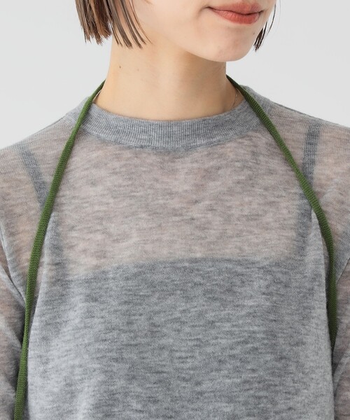 maturely（マチュアリー）の「【1/15再値下げ】maturely / ウール ショートスリーブ アンド アームカバー（ニット/セーター・レディース・ホワイト系その他7/グレー/ブラウン・ONE SIZE）」の14枚目の写真