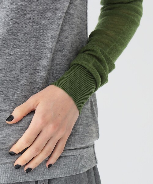 maturely（マチュアリー）の「【1/15再値下げ】maturely / ウール ショートスリーブ アンド アームカバー（ニット/セーター・レディース・ホワイト系その他7/グレー/ブラウン・ONE SIZE）」の15枚目の写真