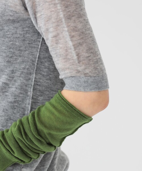 maturely（マチュアリー）の「【1/15再値下げ】maturely / ウール ショートスリーブ アンド アームカバー（ニット/セーター・レディース・ホワイト系その他7/グレー/ブラウン・ONE SIZE）」の17枚目の写真