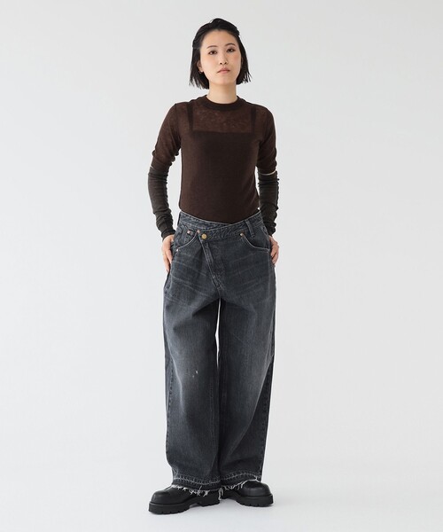 maturely（マチュアリー）の「【1/15再値下げ】maturely / ウール ショートスリーブ アンド アームカバー（ニット/セーター・レディース・ホワイト系その他7/グレー/ブラウン・ONE SIZE）」の19枚目の写真