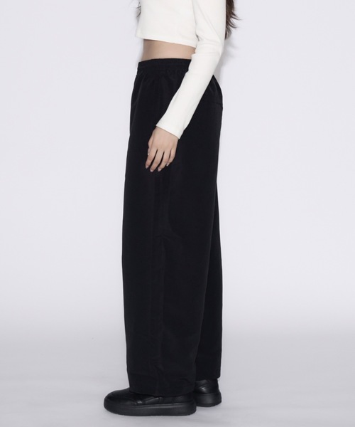 ファットパンツ 十字架 パンツ ワイド ストレート 十字架 クロス ユニセックス 全3色
