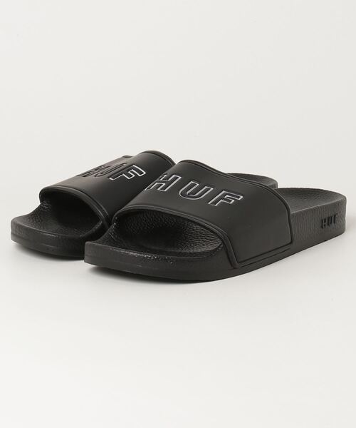 HUF（ハフ）の「【T12】【HUF】OG SLIDES SANDAL（サンダル・メンズ・ライトグリーン/ブラック・8/9）」の2枚目の写真