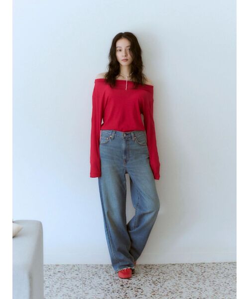 ungrid Levi's別注 RIBCAGE WIDE LEGデニム Levi's別注 RIBCAGE WIDE LEGデニム（デニムパンツ）｜Levi's