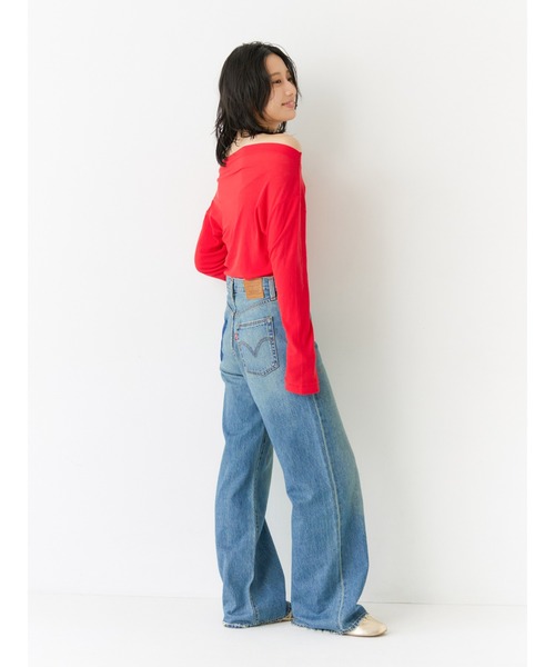 セール】Levi's別注 RIBCAGE WIDE LEGデニム（デニムパンツ）｜Levi's